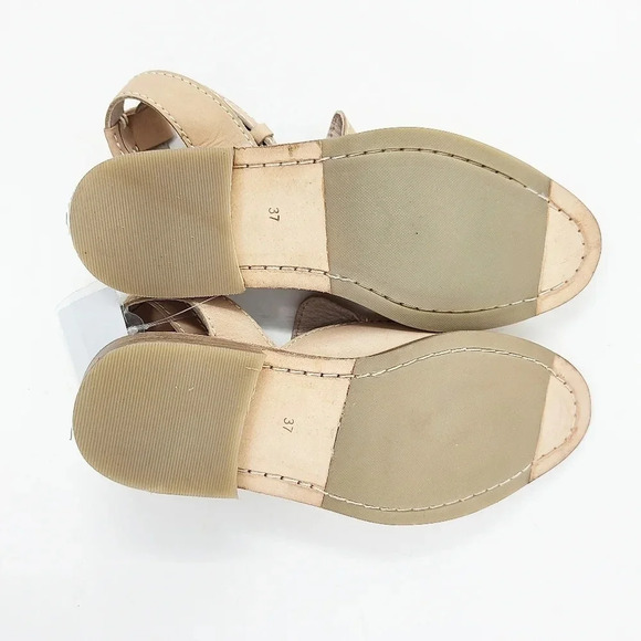 New Free People Mackey Leather Slingback Loafers 37 - Picture 6 of 6